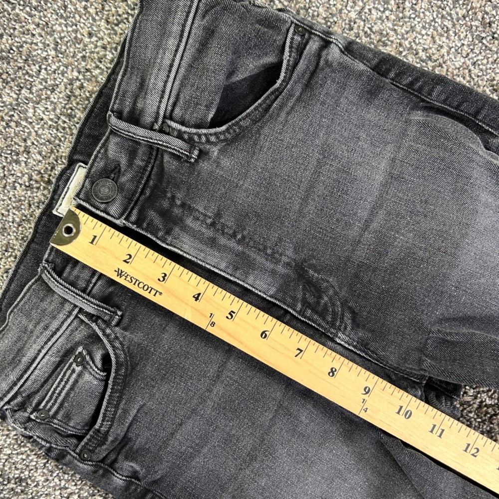 Mother The Swooner Ankle Jeans‎ Cat Got Your Tongue Faded Black Skinny Womens 25 - Picture 12 of 15